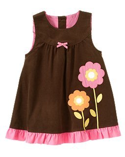 Flower Corduroy Jumper