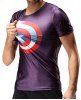 3D SHIELD PATTERN T-SHIRT