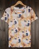 3D DOG PATTERN T-SHIRT