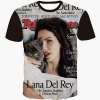 3D GIRL MAGAZINE PRINT T-SHIRT