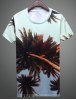 3D COCONUT TREE PRINT T-SHIRT