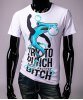 3D CARTOON SHARK PRINT T-SHIRT