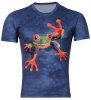 3D FROG PRINT T-SHIRT