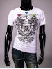 WHITE 3D CARTOON PRINT T-SHIRT