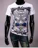 CARTOON FIGURE MASK PRINT T-SHIRT