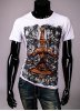 ABSTRACT FIGURE PRINT T-SHIRT