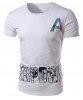 STEREO FLORAL LETTERS T-SHIRT
