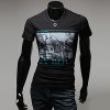 ROUND NECK FIGURE PRINT T-SHIRT