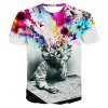 COTTON BLEND T SHIRT FOR MEN