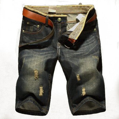 WASHED JEAN SHORTS