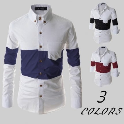 FASHION PATCHWORK SHIRT1