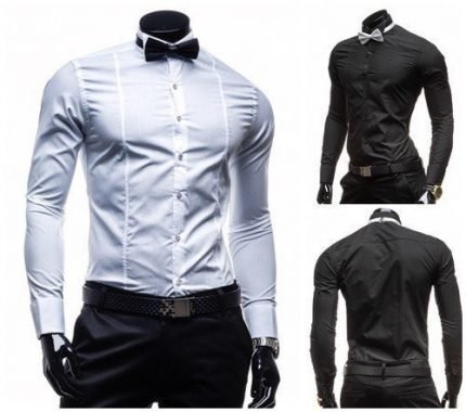 MEN'S LONG SLEEVE SLIM FIT SHIRT