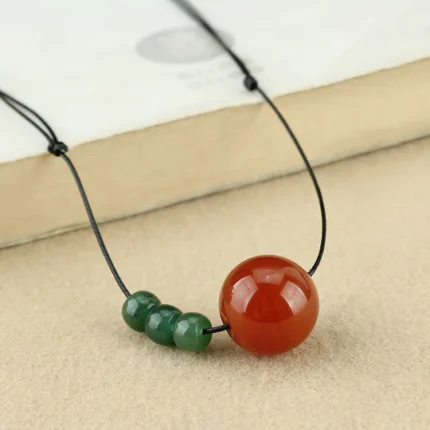 Buddha Stones Red Agate Green Aventurine Green Bodhi Seed Bead C
